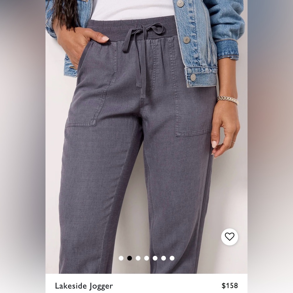 Splendid Lakside Jogger, Ash Navy, size Large.